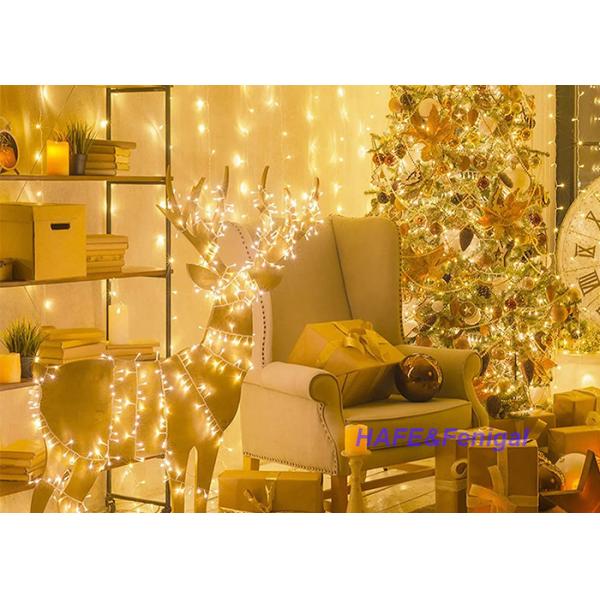 Buy cheap Garland Christmas Ramadan Led Fairy Lights String Outdoor Waterproof Holiday Decoration from wholesalers