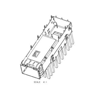 Buy cheap 2291634-1 Position SFP+ Cage with Heat Sink Connector Press-Fit Through Hole from wholesalers