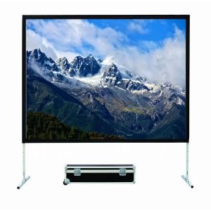350 Inches Foldable Projector Screen Remote Control Easy Carrying