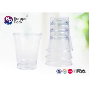 0.059 CBM Polystyrene Disposable Clear Plastic Cups With Lids