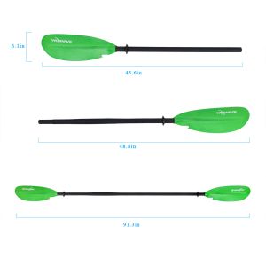 Buy cheap Adjustable 2 Pieces Paddle for Stand-Up Board Woowave Easy Packable Kayak Oar Paddle from wholesalers