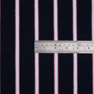 Breathable Durable Elastic And Strong Durable Striped Knit Fabric For T-Shirt