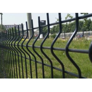 Buy cheap Galvanized 3D Curved Fence Welded Mesh Fence With Ground Post from wholesalers