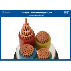 0.6/1KV Low Smoke Zero Halogen Cables Four Cores , XLPE LSZH Armoured Power