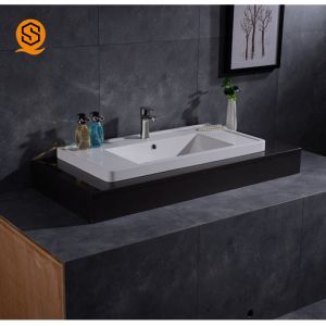 Buy cheap Linear Design Solid Surface Wash Basin Under Counter Wash Basin from wholesalers