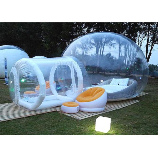 Buy cheap Event Inflatable Bubble Hotel Water Resistance With Entrance Tunnel from wholesalers