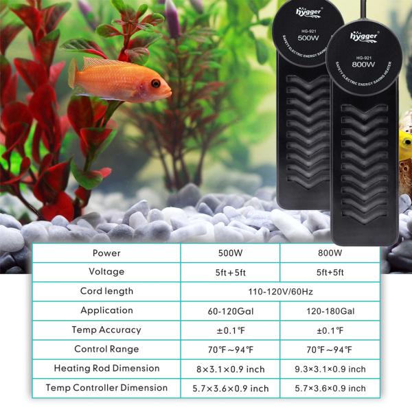 Quality Fast Heating Hygger Aquarium Heater  For Betta Fish for sale