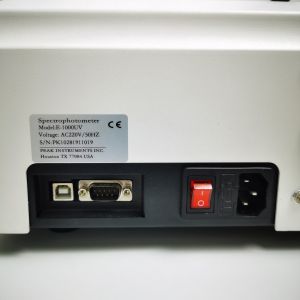 Single Beam Optical System Manual Spectrophotometer 190-1020nm Uv Visible