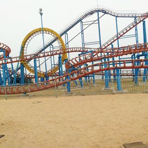 Buy cheap Thrilling Amusement Park Roller Coaster , Five Rings Funny Roller Coaster from wholesalers