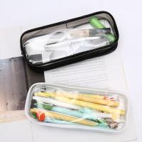 Buy cheap Boys or Girls 19*7*4.5cm Clear Exam Pencil Case with Zipper and 2022 at Office product