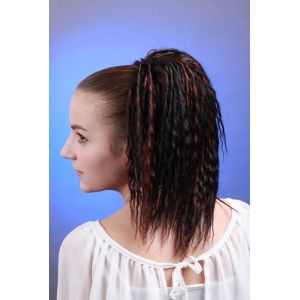 Buy cheap Brown Deep Wave Synthetic Pony Tail Wigs for Women from wholesalers