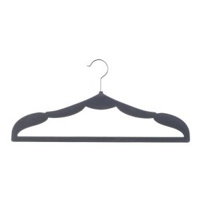 Buy cheap Raised Shoulders 44.5cm Velvet Space Saving Hangers from wholesalers