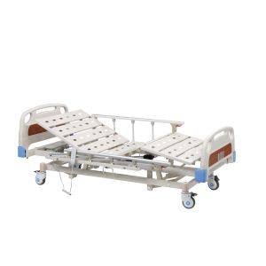 Buy cheap Side Silcent Wheels ICU Hospital Bed / Remote Folding Medical Bed from wholesalers