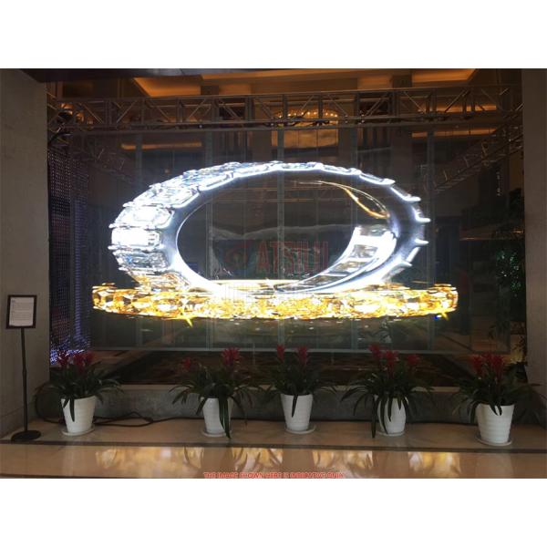 P4.81mm Indoor & Outdoor Transparent LED Display Wall