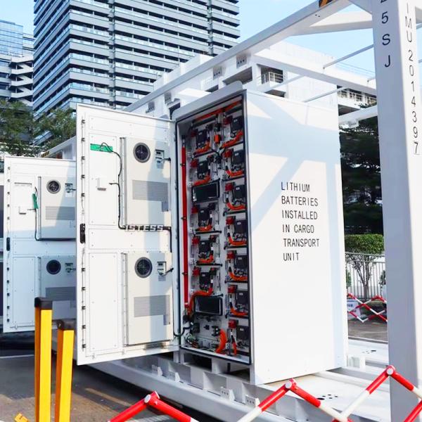 Buy cheap CE FCC Industrial Energy Storage Solar System Solution in 20ft Container 1Mwh 3Mwh 5MWh with Remote Monitoring And Control from wholesalers