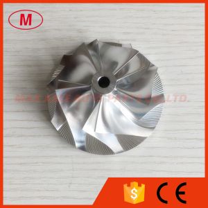 Buy cheap CT20B 48.04/68.00mm 5+5 Blades turbo aluminum 2618/milling/billet compressor wheel for TOYOTA from wholesalers