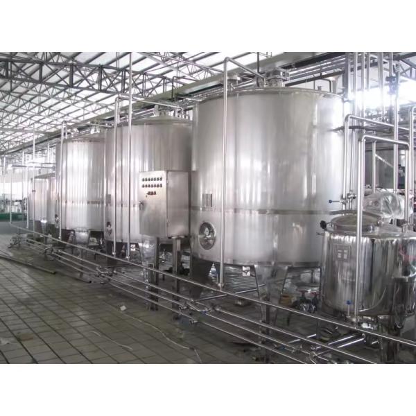 Food Sanitary Grade Milk Processing Line with PLC Control System and 380V/50Hz