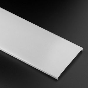 Big 70*32mm Oblong Recessed LED Strip Channel Diffuser Anodized