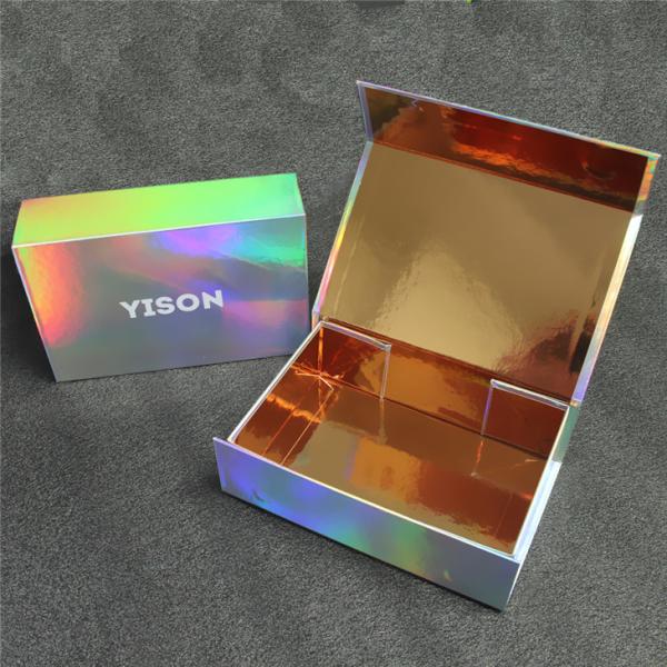 Buy cheap Custom Color Printed Iridescent Holographic Box For Gift Packaging from wholesalers