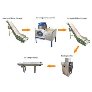 Buy cheap fully automatic garlic peeling machine garlic peeler processing production line from wholesalers
