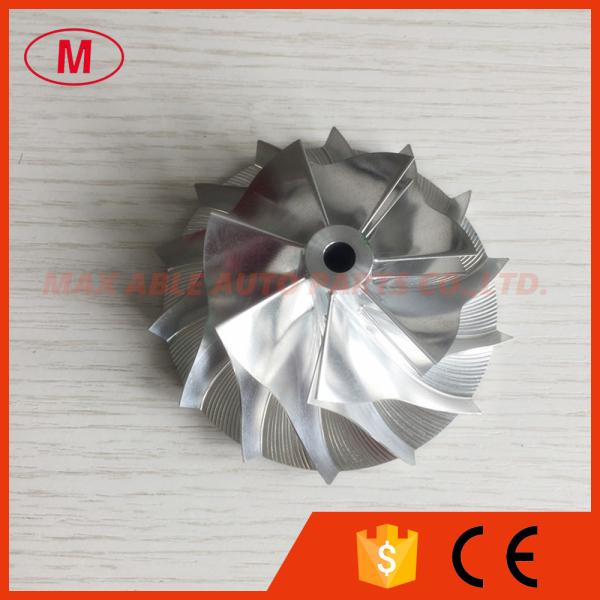 Buy cheap GT30 467756-0005 52.75/76.13mm 7+7 blades turbo billet/milling/aluminum 2024 compressor wheel for racing from wholesalers