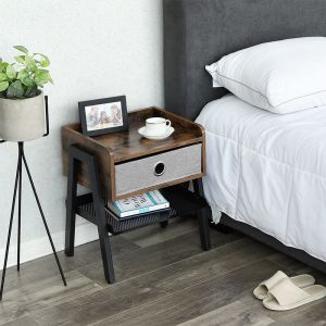 Buy cheap Particleboard Nightstands, Bedside Table, Nightstands with Fabric Drawer, product