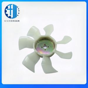 Cooling Fan 1C010-74110 Compatible With Kubota V3600 Engine KX080-3 Excavator
