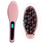 Buy cheap 2016 top  hair straightener Brush with LCD Display Professiona Electric Ceramic Hair Straighten Comb as seen on T from wholesalers