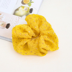 Buy cheap Fashion chiffon bronzed hair accessories for women with printed ponytail large scrunchie from wholesalers