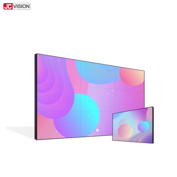 Super Thin 2x2 Video Wall Monitor , 4K LCD Wall Mounted Shopping Mall Digital