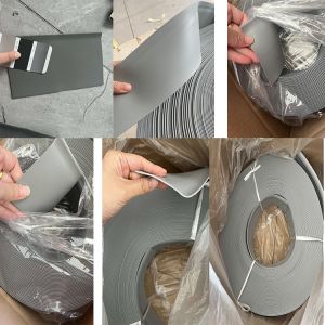 Buy cheap Vinyl PVC Stick Baseboard Trim with ISO9001 and TPR Material from wholesalers