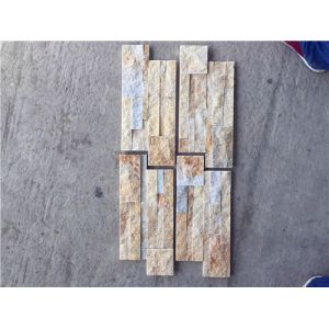 Buy cheap Cultured Quartzite Stone Veneer Mini Panel , Quartzite Ledgestone Veneer from wholesalers
