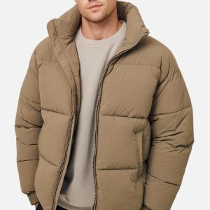 Buy cheap Clothing Manufacturer Designer Puff Padded Coat Oem Logo Oversized Men's Down Bubble Winter Custom Puffer Jacket from wholesalers