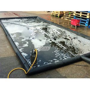 Buy cheap Car Water Containment Mat Easy Clean PVC Inflatable Wash Pads Cleaning Mat For Car from wholesalers