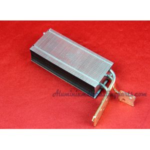 China Progressive Die Stamping Copper Pipe Heat Sink With Aluminum Enclosure on sale