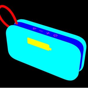 Graffiti Bluetooth Speaker OEM Waterproof IPX5 Bluetooth Speaker with Wearable