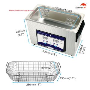 Buy cheap 30min Time 4.5L Ultrasonic Parts Cleaner 200W Heater from wholesalers