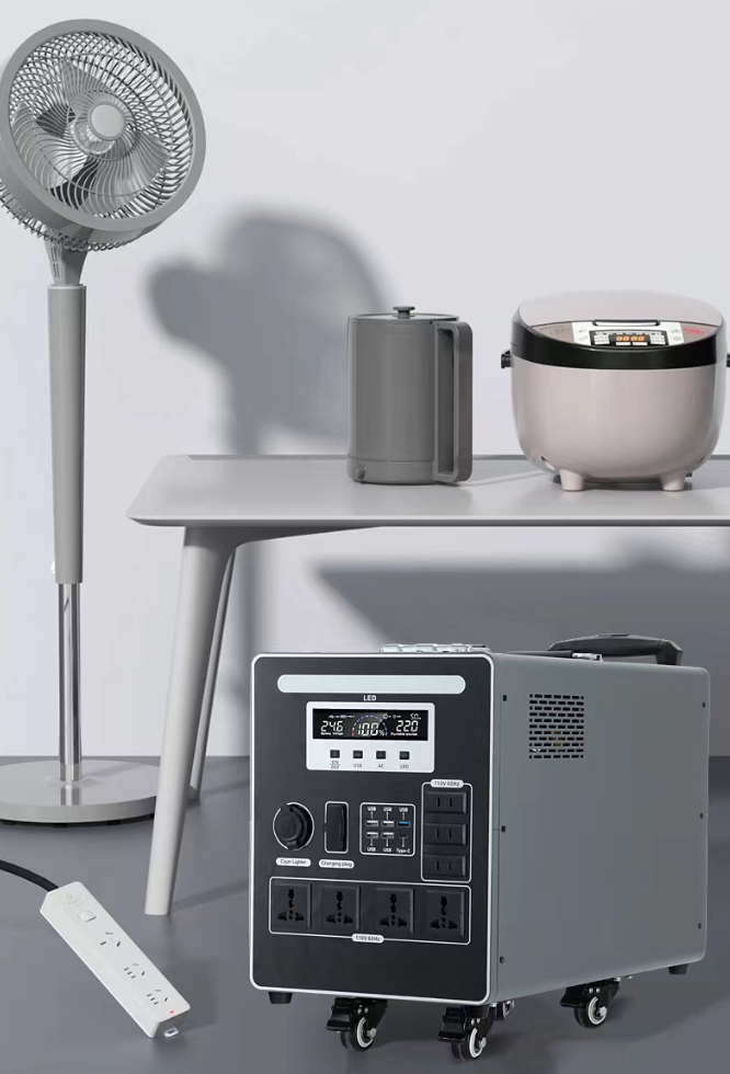 Buy cheap YF04 1500W Solar Generator 2048Wh Portable Power Station with Wheels 3000W Peak for Home Backup Jobsite AC from wholesalers