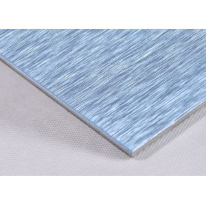 Buy cheap Anti-Static Brushed Aluminum Composite Panel With 3mm Aluminium Sheet from wholesalers