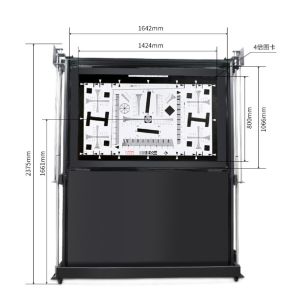 Buy cheap Electric Resolution Test Chart , Multi Test Charts Bracket T1422-4D Caster Design from wholesalers