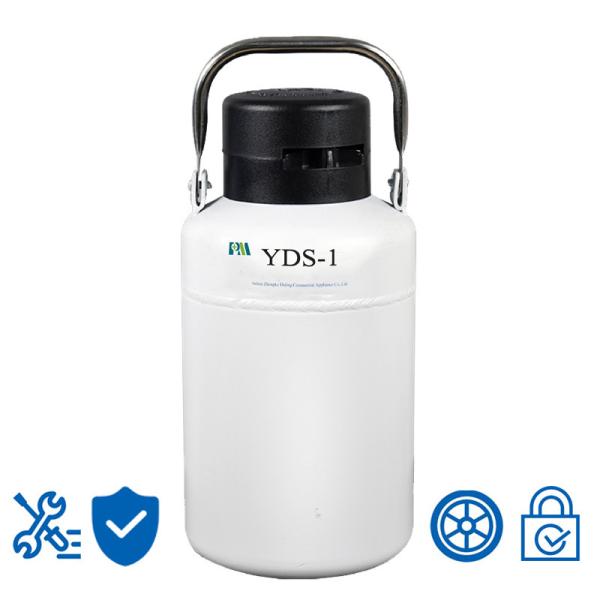 Portable Mini Liquid Nitrogen Tank For DNA / RNA Cryogenic