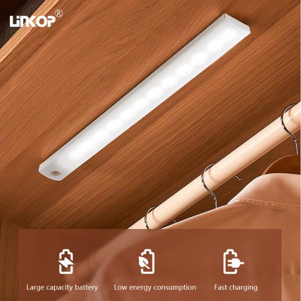 Compact ABS LED Motion Sensor Security Light 3000K-7000K With Adjustable Color