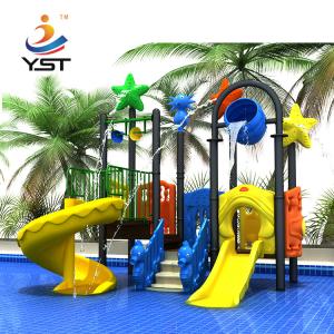 Buy cheap 2.5 Mm Thickness Commercial Water Slides For Water Park Powder Coated product