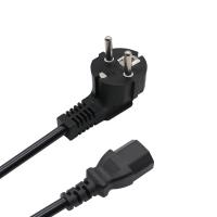 China VDE 2pin Custom Wire Assemblies Laptop Power Plug With IEC C13 Connector for sale