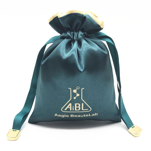 Quality OEM ODM Fabric Drawstring Gift Bags 100% Silk Drawstring Bag for sale