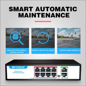 Buy cheap Factory OEM/ODM 10 Ports Optical Fiber Switch 8*1000mbps RJ45 POE Port,UP-Link 2*1000m RJ45 Port from wholesalers