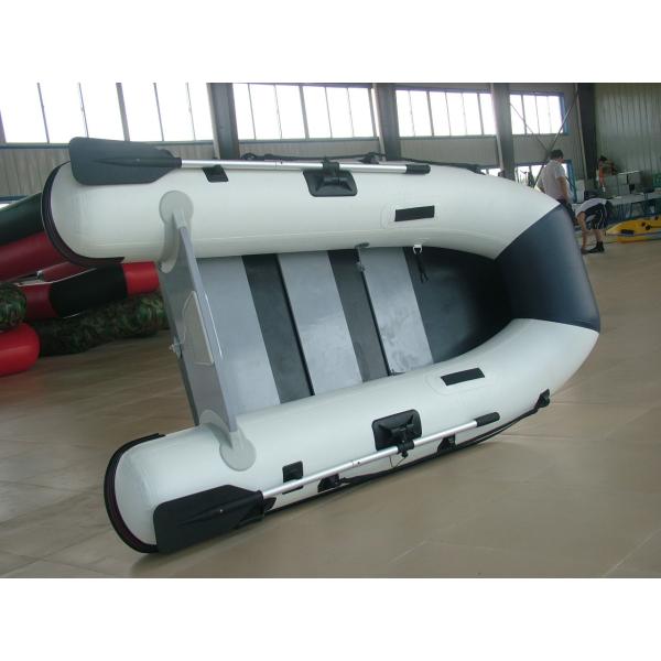 Quality Lightweight Marine Foldable Inflatable Boat With Electric Trolling Motor for sale