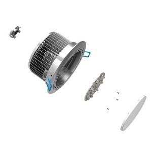 Buy cheap Warm White 10W 900 Lumens Cooling Fin LED Ceiling Lamp Lighting Fixture with 50000h Life from wholesalers