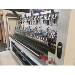 Automatic Hot Melt Glue Spray and Powder Scattering Coating Fabric Laminating