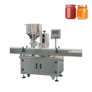 Buy cheap Npack Automatic Servo Motor Piston Hot Sauce Bottle Liquid Filling Machine with Mixer from wholesalers